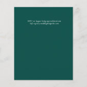 BUDGET tropische paradijselijke strandbruiloft (Achterkant)