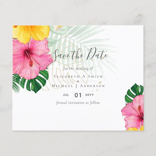 BUDGET tropische paradijselijke strandbruiloft (Voorkant)