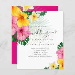 BUDGET tropische paradijselijke strandbruiloft