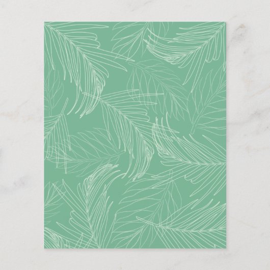 Budget Tropische Waterverf Weddenschap (Achterkant)