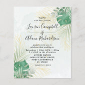 Budget Tropische Waterverf Weddenschap (Voorkant)