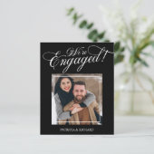 Budget Trouw Aankondiging Save The Date Foto (Staand voorkant)