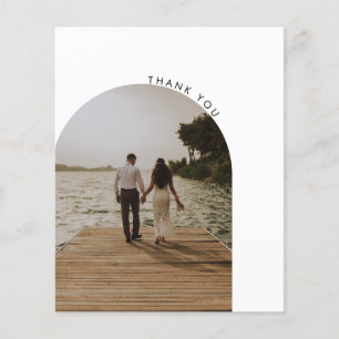 BUDGET Trouwfoto Dankkaart Flyer