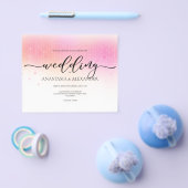 BUDGET trouwuitnodiging. Invitation Flyer (Enkel)