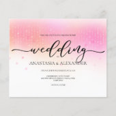 BUDGET trouwuitnodiging. Invitation Flyer (Voorkant)