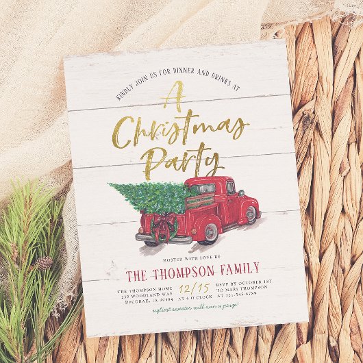 Budget Truck  Wood Rustige Kerstparty