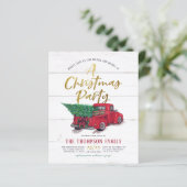 Budget Truck  Wood Rustige Kerstparty (Staand voorkant)