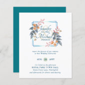 BUDGET Tuin Bladeren Herfst Trouw Uitnodigingen Tu (Voorkant / Achterkant)