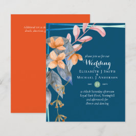 BUDGET Tuin Bladeren Herfst Trouw Uitnodigingen Tu