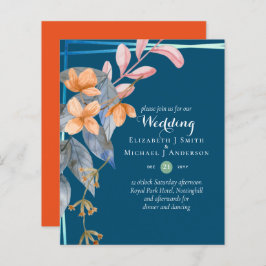 BUDGET Tuin Bladeren Herfst Trouw Uitnodigingen Tu