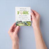 Budget Turning Fore Tijd om te Par-tee 4de Verjaar Flyer (Hand)