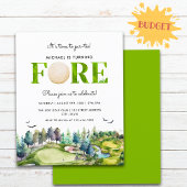 Budget Turning Fore Tijd om te Par-tee 4de Verjaar Flyer