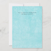 BUDGET Turquoise Yellow Script Weddenschap (Achterkant)