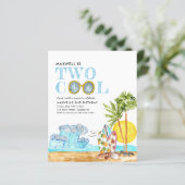 Budget Twee Cool Surfing Beach Waves 2e Verjaardag (Staand voorkant)