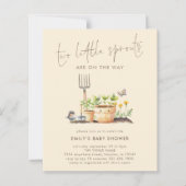 Budget Twee kleine spruiten tweeling beige Baby sh (Voorkant)