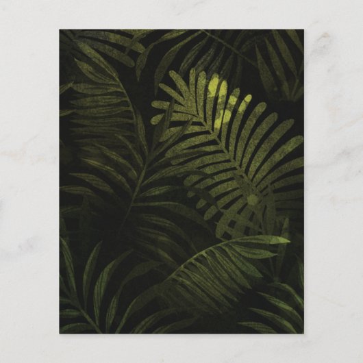 BUDGET Twee uitnodiging tot vrijdag Oerwoud Wild G (Achterkant)