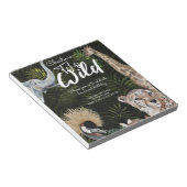 BUDGET Twee uitnodiging tot vrijdag Oerwoud Wild G Notitieblok (Schuin)