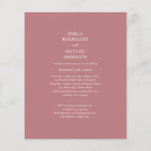 BUDGET TWEETALIG DUBBEZIJDIG TROUW Dusty Rose Flyer (Achterkant)