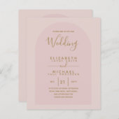 BUDGET Tweetalig Spaans Bruiloft Engels Huwelijk (Voorkant / Achterkant)