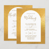 BUDGET Tweetalig Spaans Engels Huwelijk Trouwen (Voorkant / Achterkant)