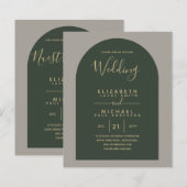 BUDGET Tweetalige Spaanse Huwelijk Engelse Trouwda (Voorkant / Achterkant)