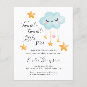 Budget Twinkle Twinkle Little Star Baby shower