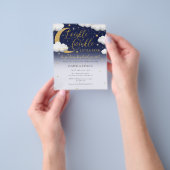 Budget Twinkle Twinkle Little Star Baby shower Flyer (Hand)