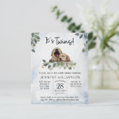 Budget Twins Puppy Baby shower (Staand voorkant)