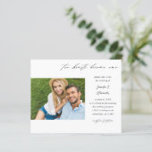 Budget Two Hearts Two Photo Calligraphy Wedding (Staand voorkant)