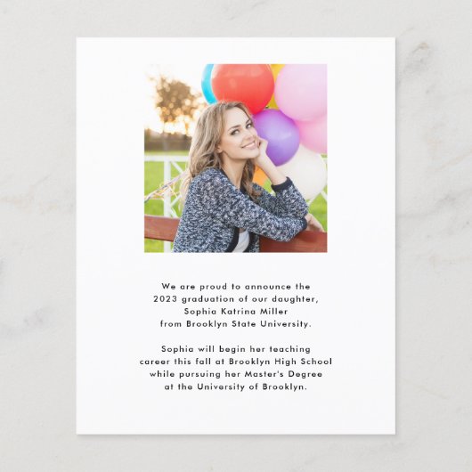 Budget Typografie 2 Aankondiging van het Foto Afst (Achterkant)