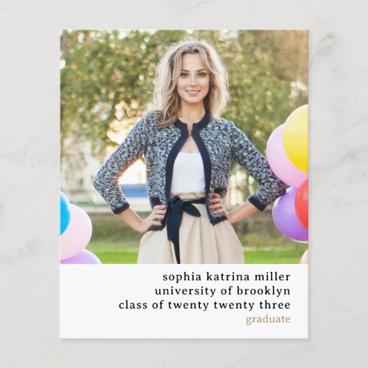 Budget Typografie 2 Aankondiging van het Foto Afst (Voorkant)