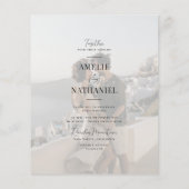 Budget Typografie Bold 2 Verloving Foto's Wedding (Achterkant)