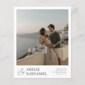 Budget Typografie Bold 2 Verloving Foto's Wedding (Voorkant)