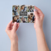 Budget Typografie Collage Bruiloft Dank u Flyer (Hand)