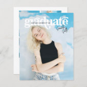 BUDGET Typografie Fotocollage Afstuderen (Voorkant / Achterkant)