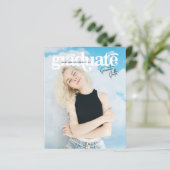 BUDGET Typografie Fotocollage Afstuderen (Staand voorkant)