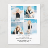 BUDGET Typografie Fotocollage Afstuderen (Achterkant)