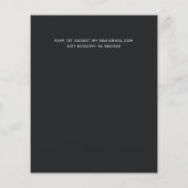 Budget Typografie Liefde is Magisch Script Bruilof (Achterkant)