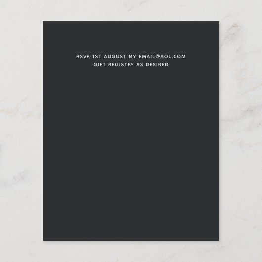 Budget Typografie Liefde is Magisch Script Bruilof (Achterkant)