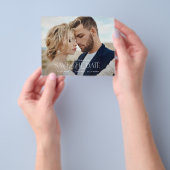 budget typografie moderne trouwfoto flyer (Hand)