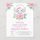 BUDGET Uitgebreide uitnodiging tot virtueel Baby s (Voorkant)