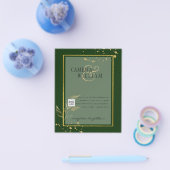 BUDGET Uitnodiging tot bruiloft foto's opslaan Dat Flyer (Enkel)