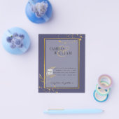 BUDGET Uitnodiging tot bruiloft foto's opslaan Dat Flyer (Enkel)