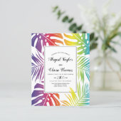 BUDGET Uitnodiging voor homoseksuele homoseksuelen (Staand voorkant)