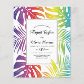 BUDGET Uitnodiging voor homoseksuele homoseksuelen (Voorkant)