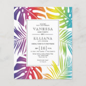 BUDGET Uitnodiging voor homoseksuele homoseksuelen (Voorkant)