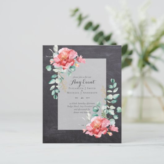 BUDGET UITNODIGINGEN - ELK EVENEMENT - Dubbelzijdi (Staand voorkant)