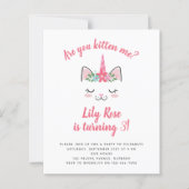 BUDGET Unicorn Kitten Birthday (Voorkant)