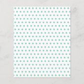 Budget Unicorn Virtuele 1e verjaardag Uitnodiging (Achterkant)