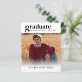 Budget Unieke Afstudeerder 2 Aankondiging van het (Staand voorkant)